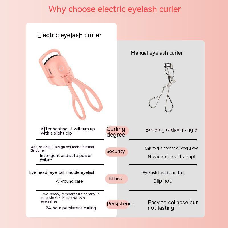 Electric Heated Comb Eyelash Curler