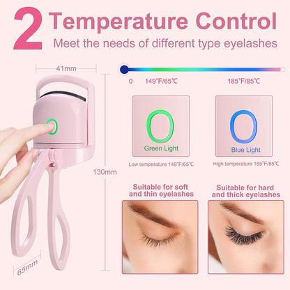 Electric Heated Comb Eyelash Curler