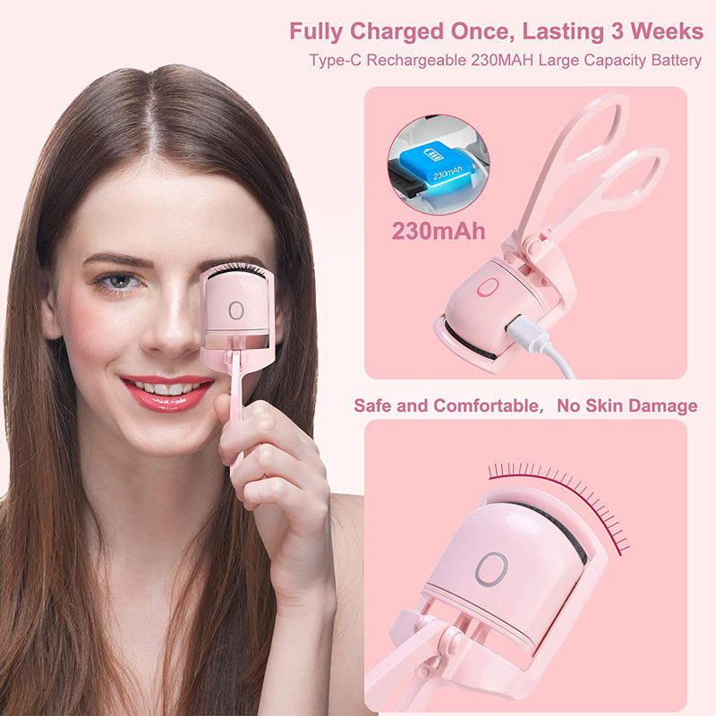 Electric Heated Comb Eyelash Curler