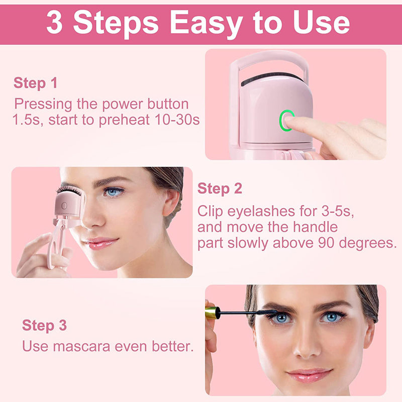 Electric Heated Comb Eyelash Curler