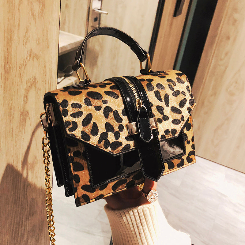 Leopard Print Shoulder Bag