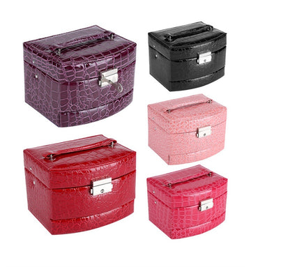 3 Layers Jewelry Makeup Storage Box