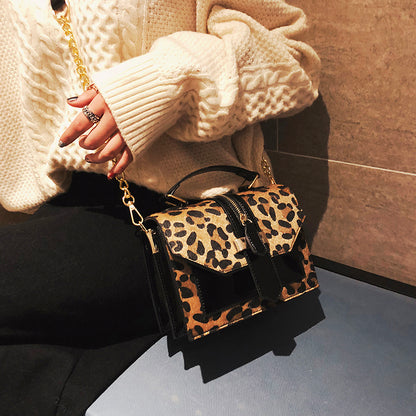 Leopard Print Shoulder Bag