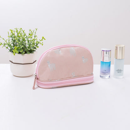 Double Layer Cosmetics Bag