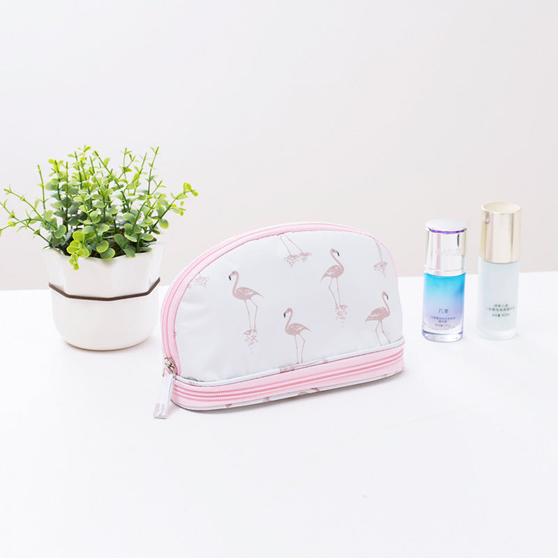 Double Layer Cosmetics Bag