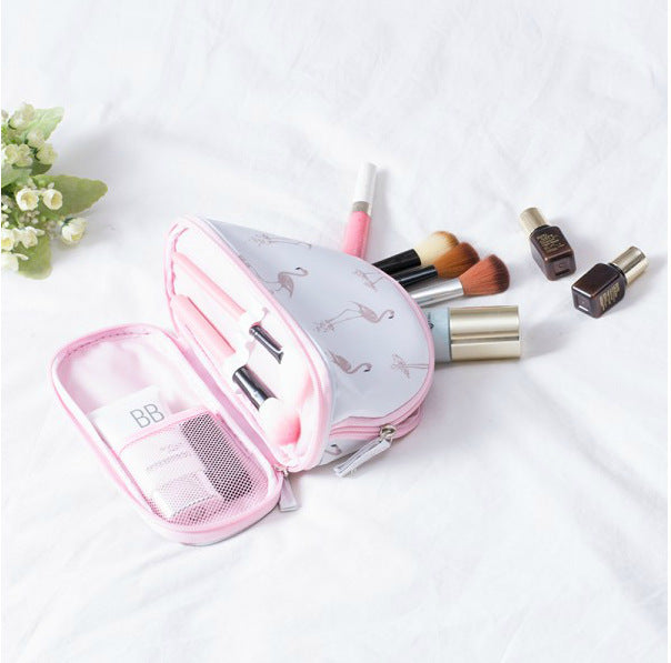 Double Layer Cosmetics Bag