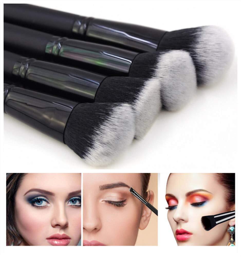 15Pcs Black Make Up Brushes Set With Bag